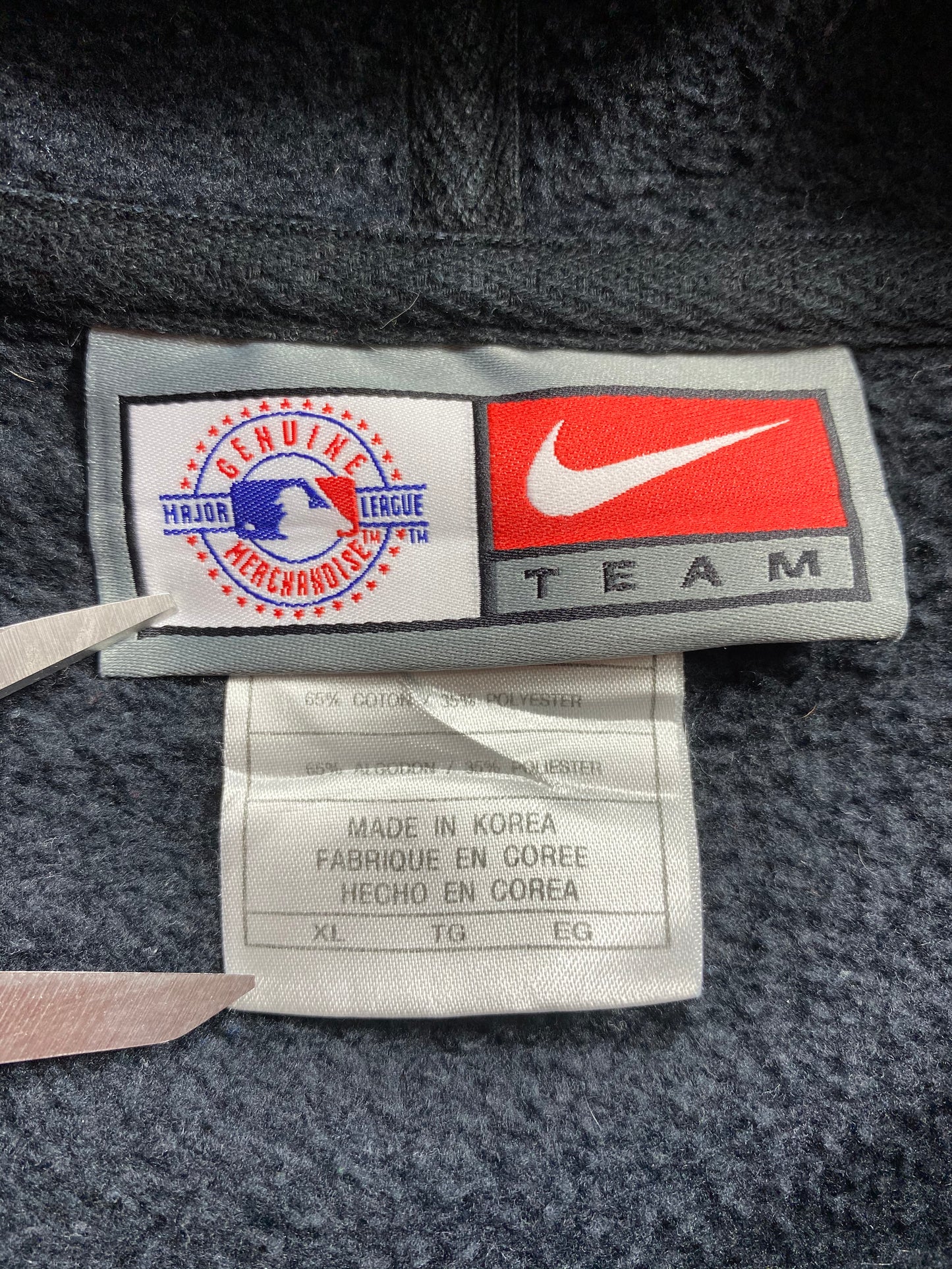 00’ NIKE Chicago White Sox Size XL Vintage MLB Hoodie Sweat-shirt / 6737