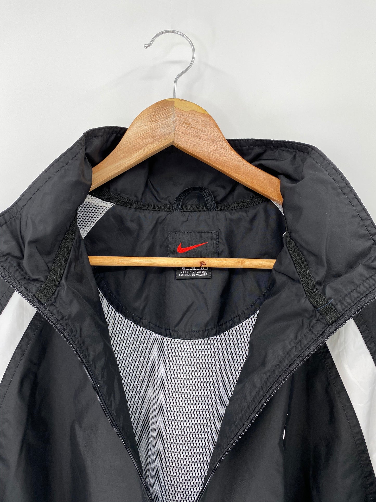 90’s NIKE MINI SWOOSH Size XL Vintage Nylon Jacket / K9165