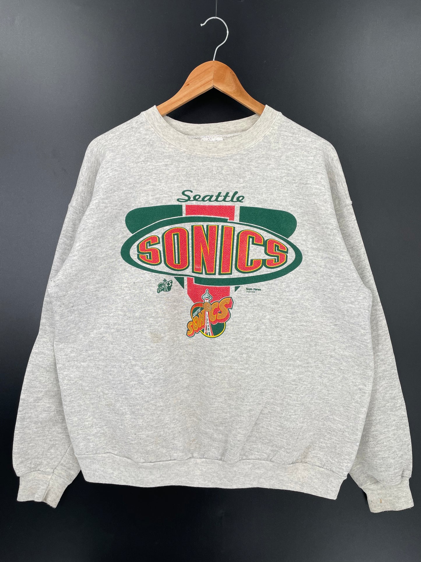 90’s Seattle Supersonics Size XL Vintage NBA Sweat-Shirts / K2181