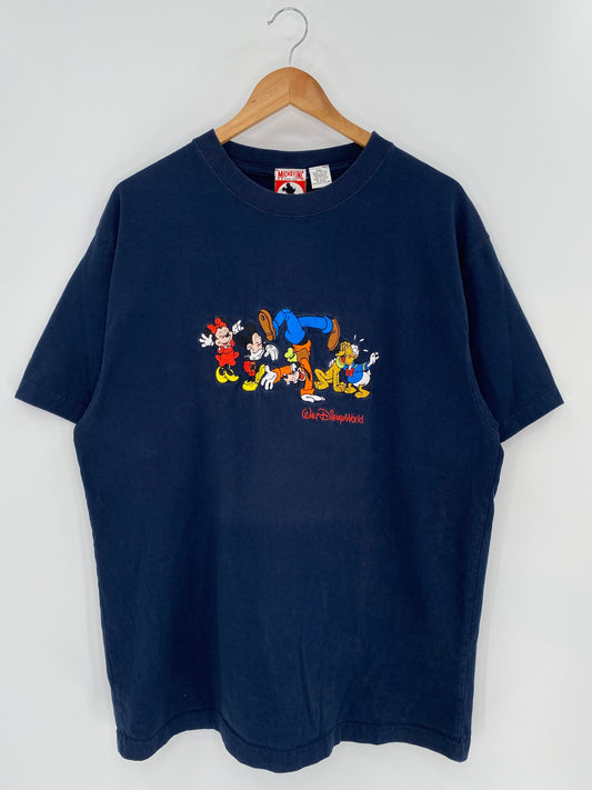 90’s WALT DISNEY WORLD MICKEY Size XXL Vintage T-Shirt / A9730