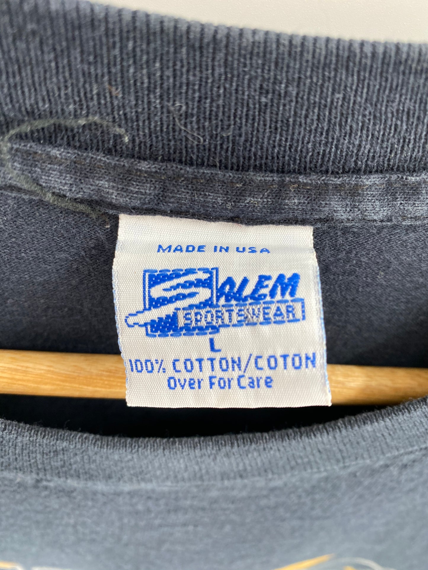 1992 PITTSBURGH PENGUINS Made in USA Size L Vintage NHL T-shirt  / 7391