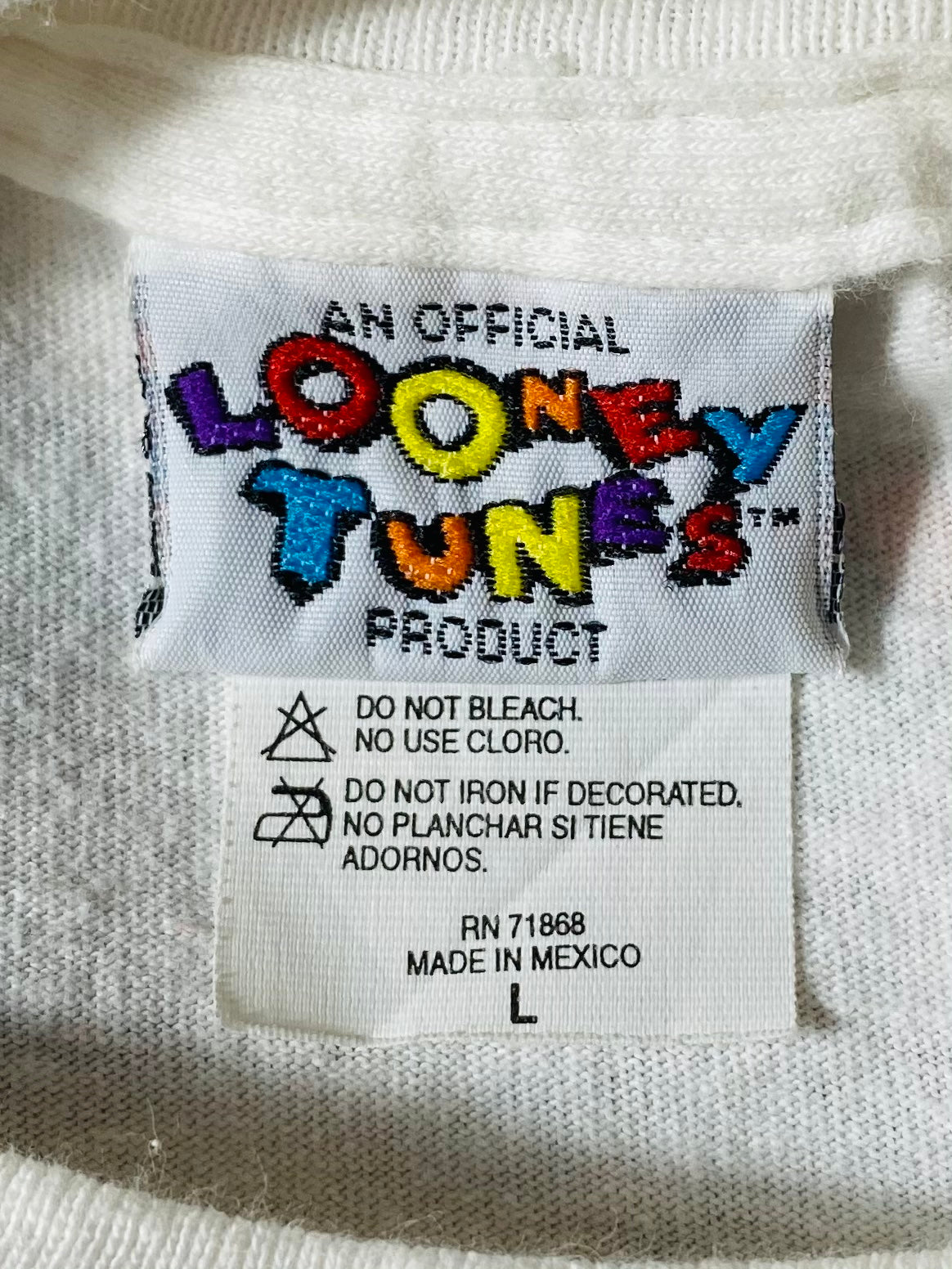 1995 Looney Tunes Tweety Size L Vintage T-Shirt / 8369