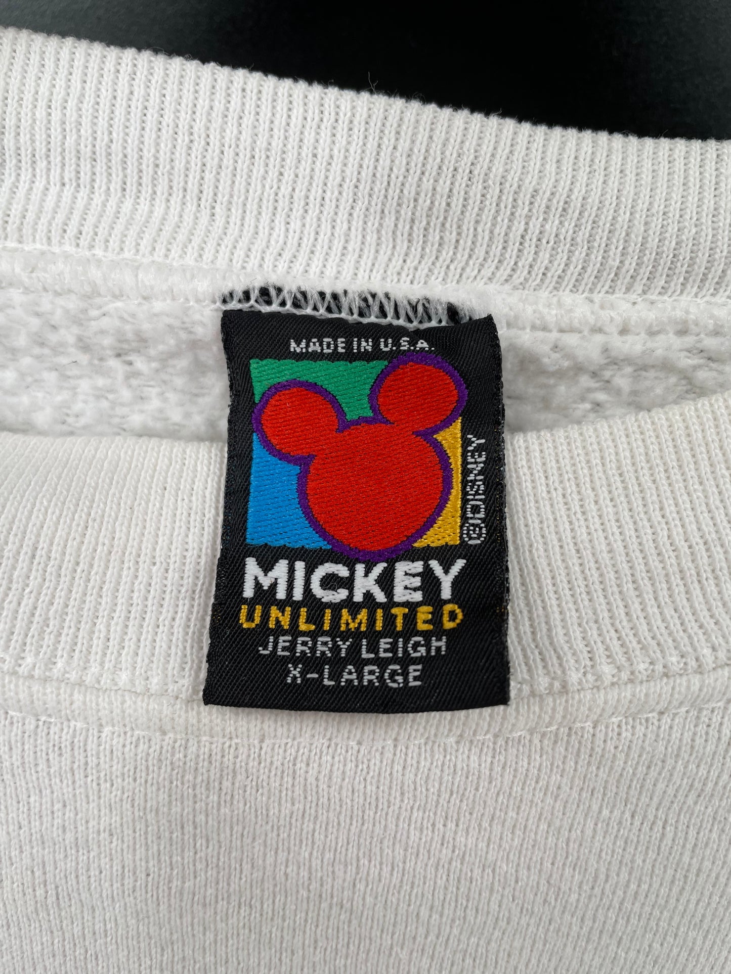 90’s DISNEY MICKEY Made in USA Size XL Vintage Sweat-shirt / K2928