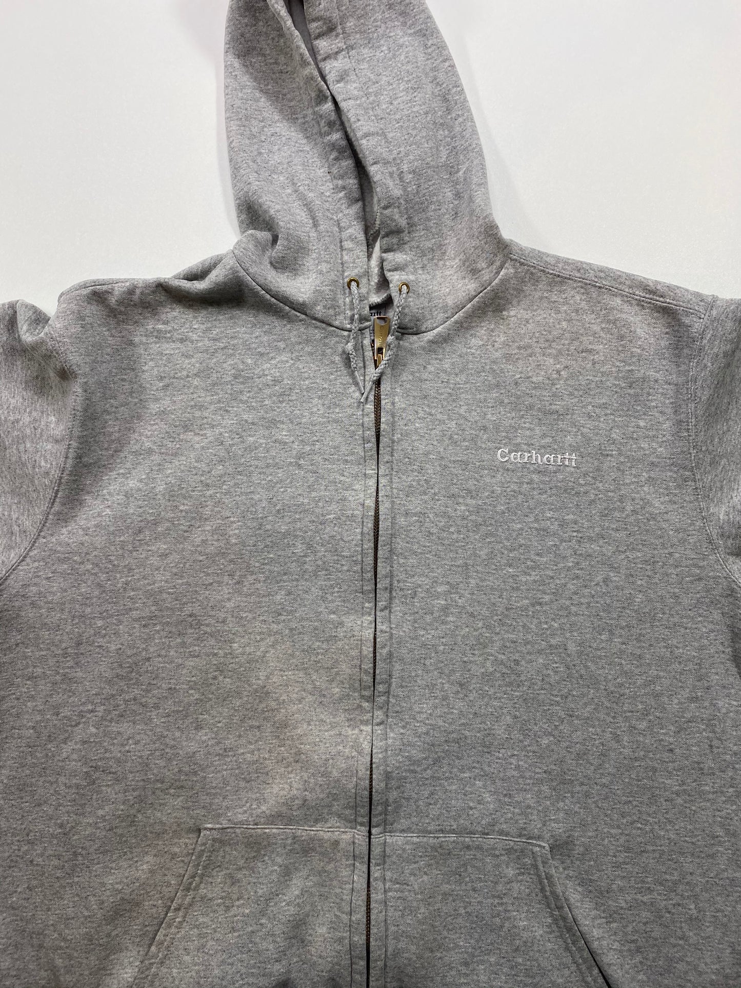 CARHARTT Size L Vintage Zip Up Hoodie Sweat-Shirts / 5865