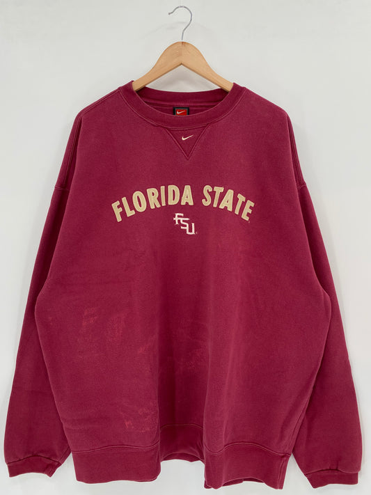00’ NIKE FLORIDA STATE Size XXL Vintage Sweat-shirt / K2187