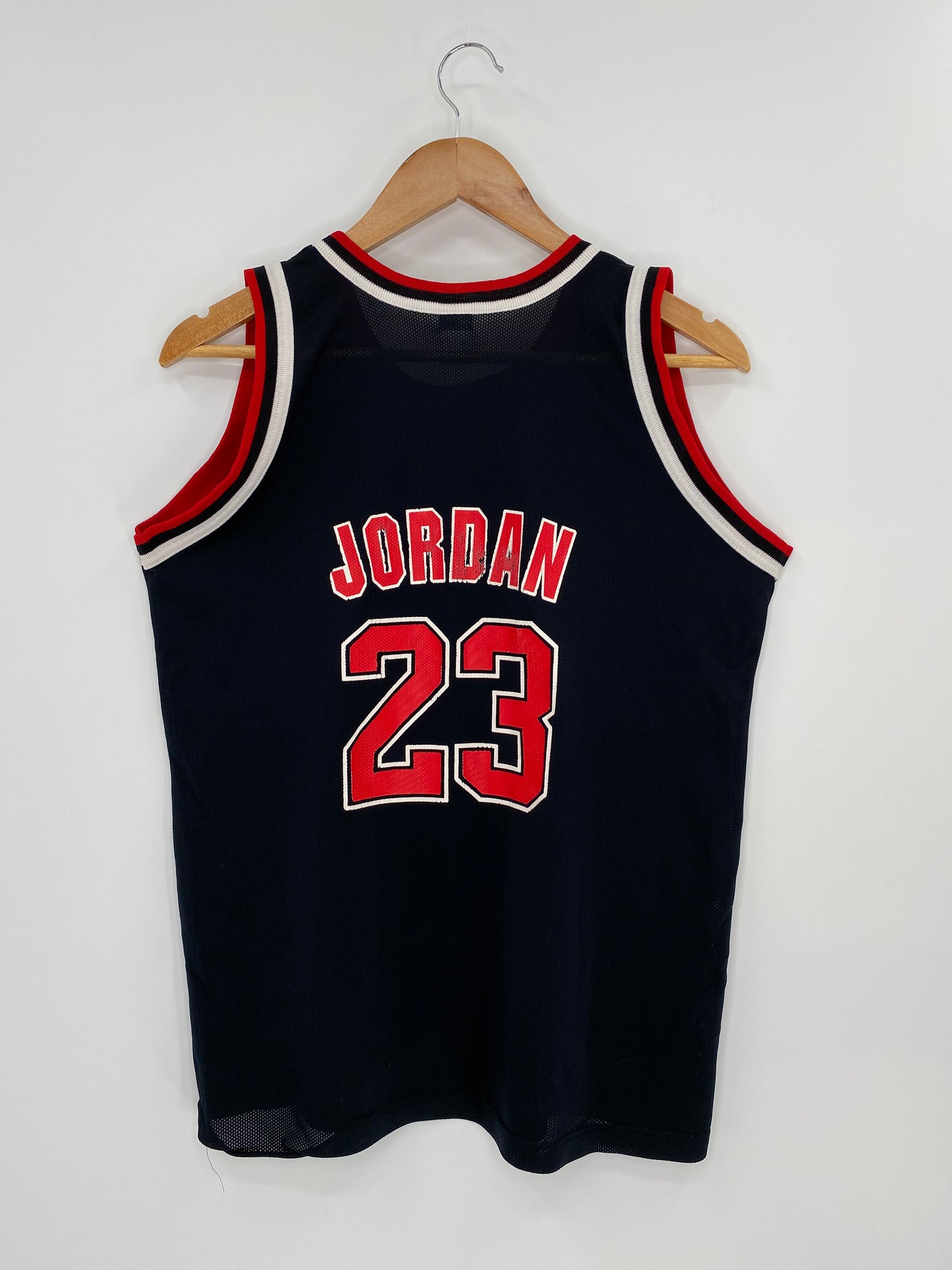 90’s JORDAN CHAMPION CHICAGO BULLS Size Kids XL Vintage NBA Tank-Top / 8046