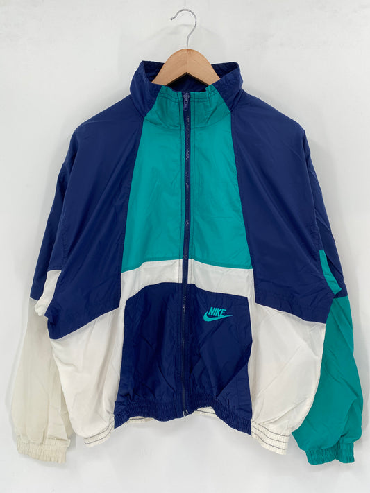 90’s Silver tag NIKE Size L Vintage Nylon Jacket/ k2319