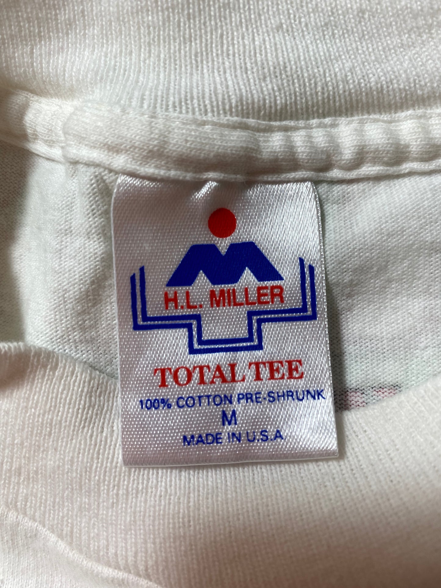 1994' MELLO YELLO 500 x CHARLOTTE Made in USA Size M Vintage Racing T-Shirt / K2258