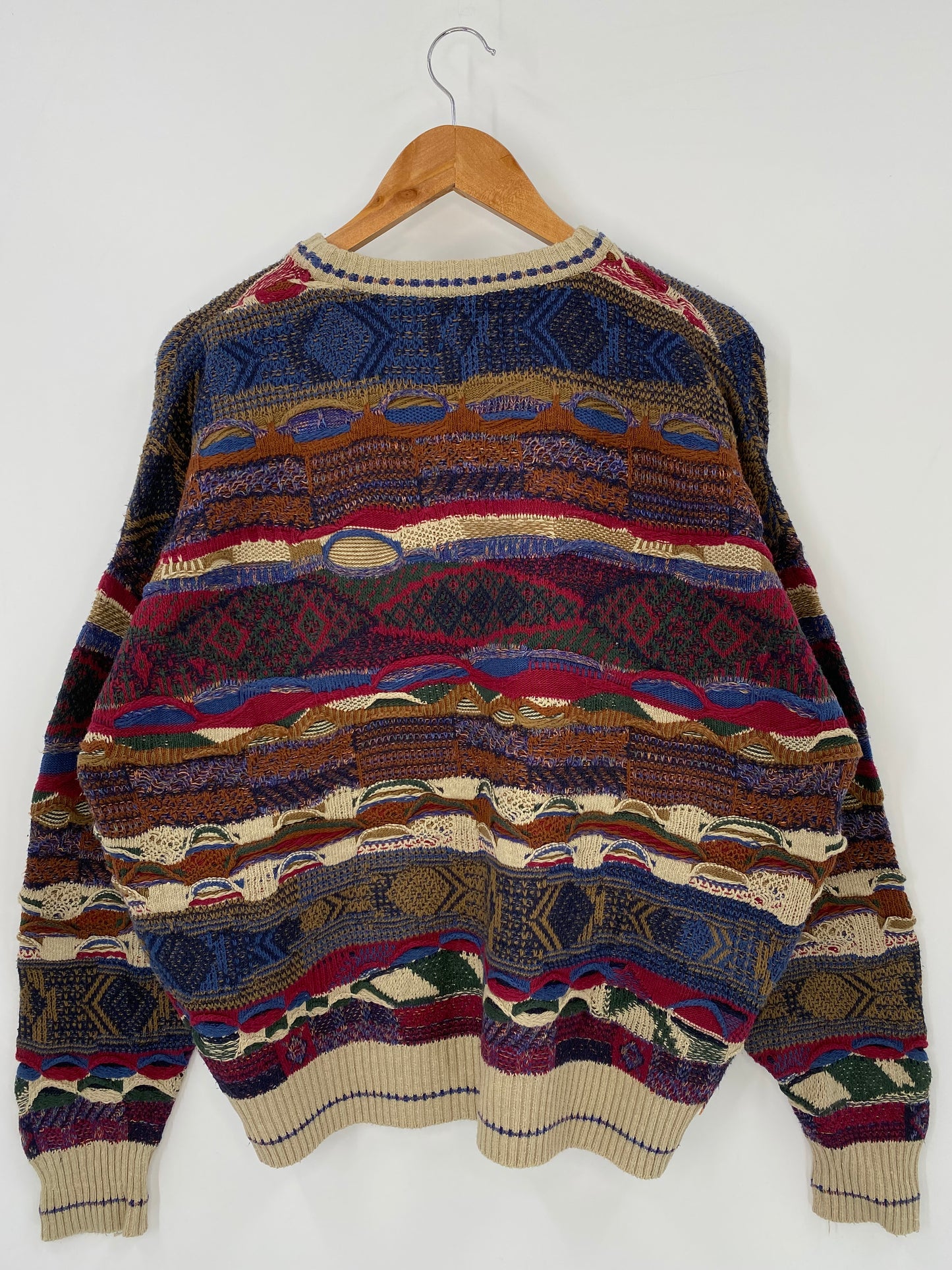 Vintage 3D COOGI- Style Size XL Knit Sweater / K3868