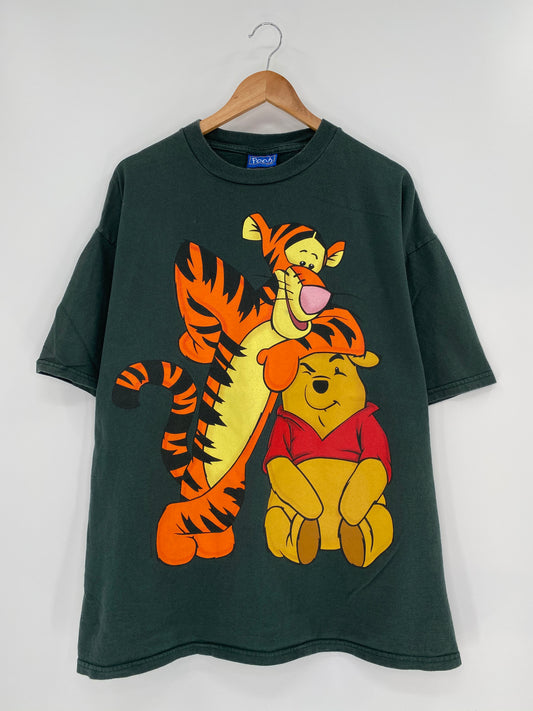 00’ DISNEY POOH AND TIGGER Size XXL Vintage T-Shirt / 8937