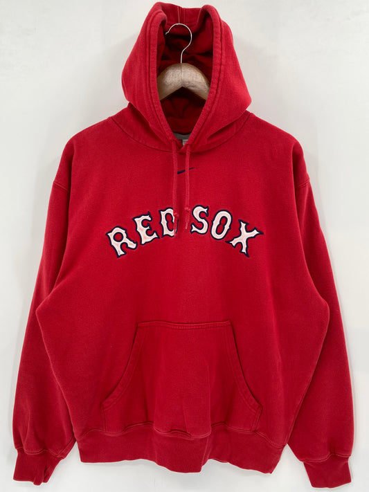 00’ NIKE RED SOX Size M Vintage Hoodie Sweat-Shirts / K2574