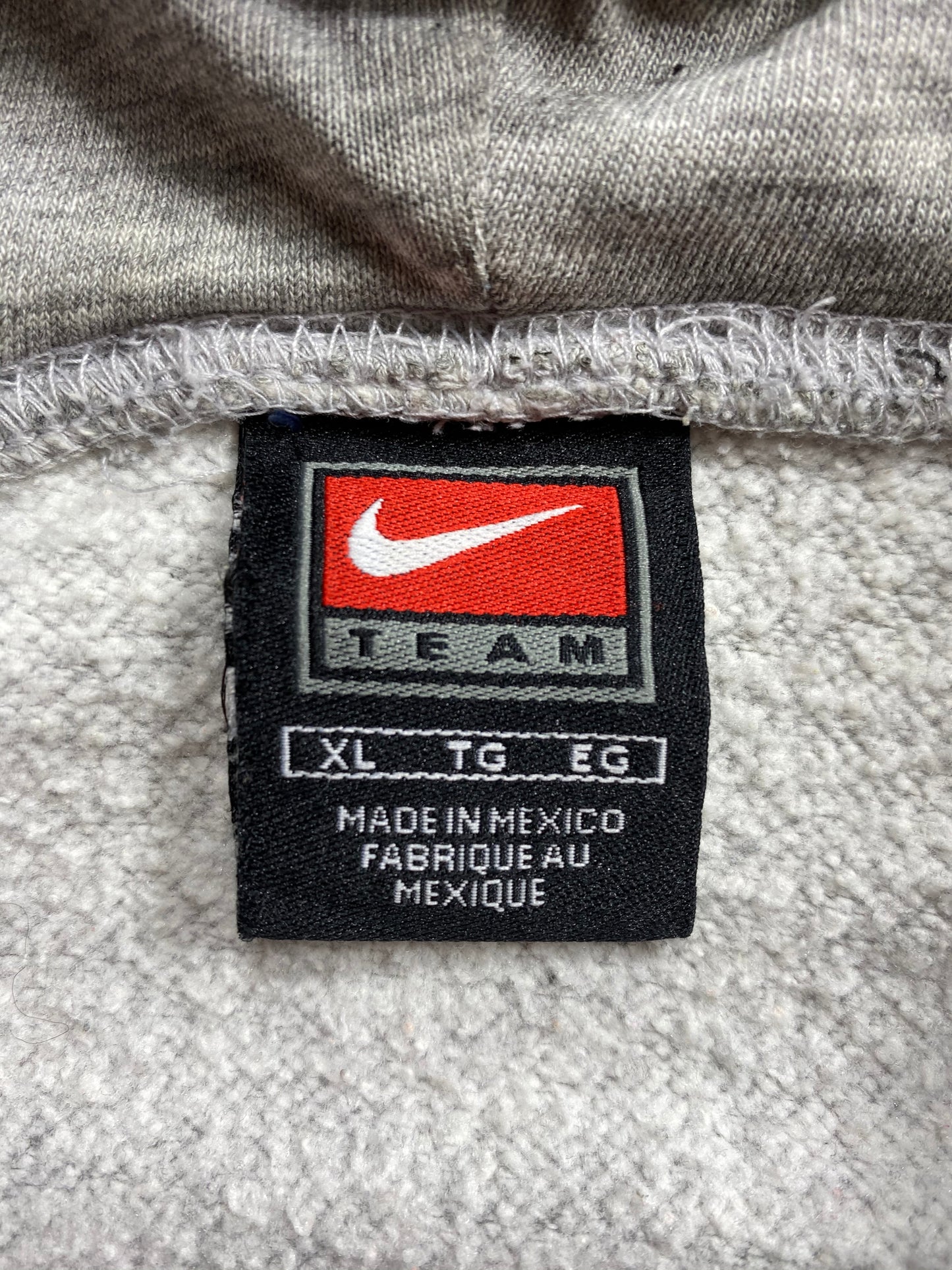 90’s NIKE ILLINOIS Size XL Vintage Hoodie Sweat-shirt / 6739