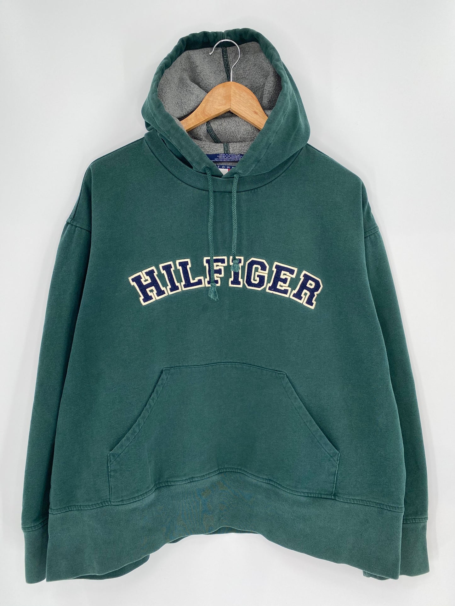 TOMMY HILFIGER Size L Vintage Hoodie Sweat-shirt / 9026