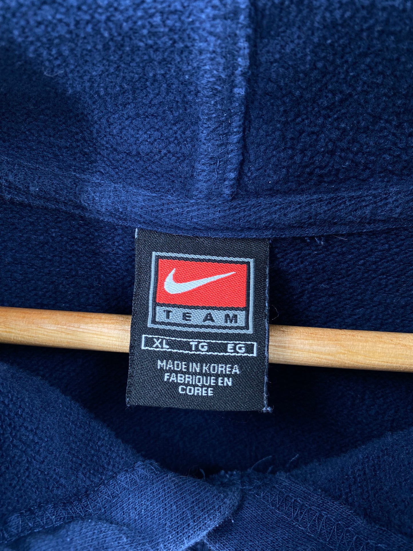 00' NIKE INDIANA Size XL Vintage Hoodie Sweat-Shirt / K4051