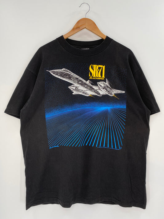 1988' SR-71 BLACKBIRD Made in USA Size XL Vintage T-Shirt / k900