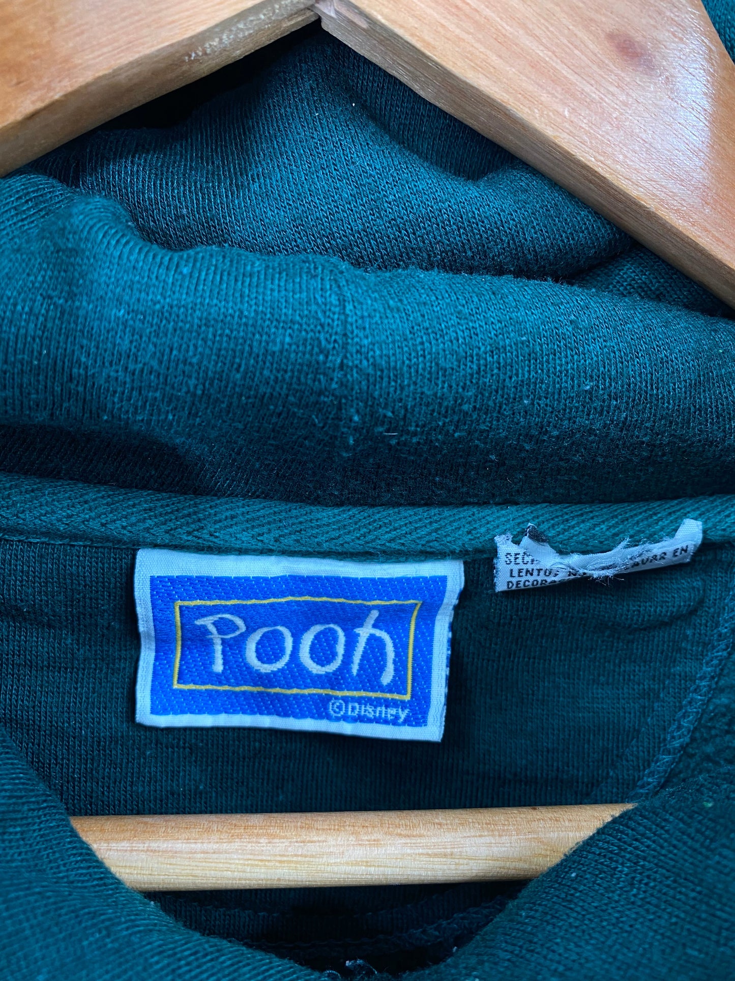 00' DISNEY WINNIE THE POOH Size Approx.XL Vintage Hoodie Sweat-shirt / A6421
