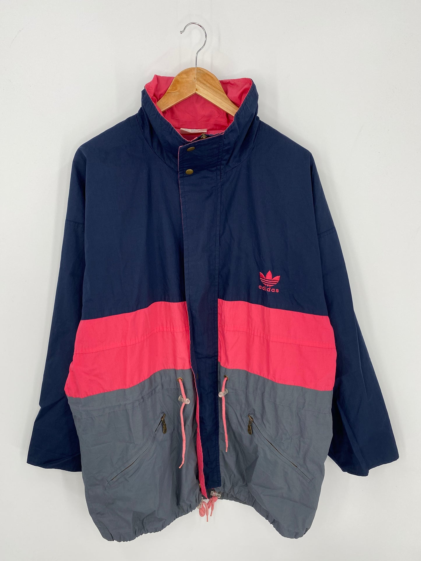 90's Vintage Euro Adidas Size L Zip-Up Jacket / 9958