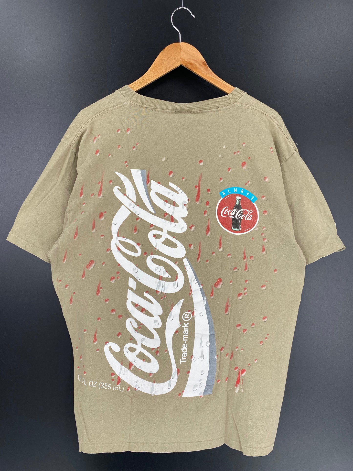 1994 COCA-COLA Size XL Vintage Made in USA T-Shirt / E5620T
