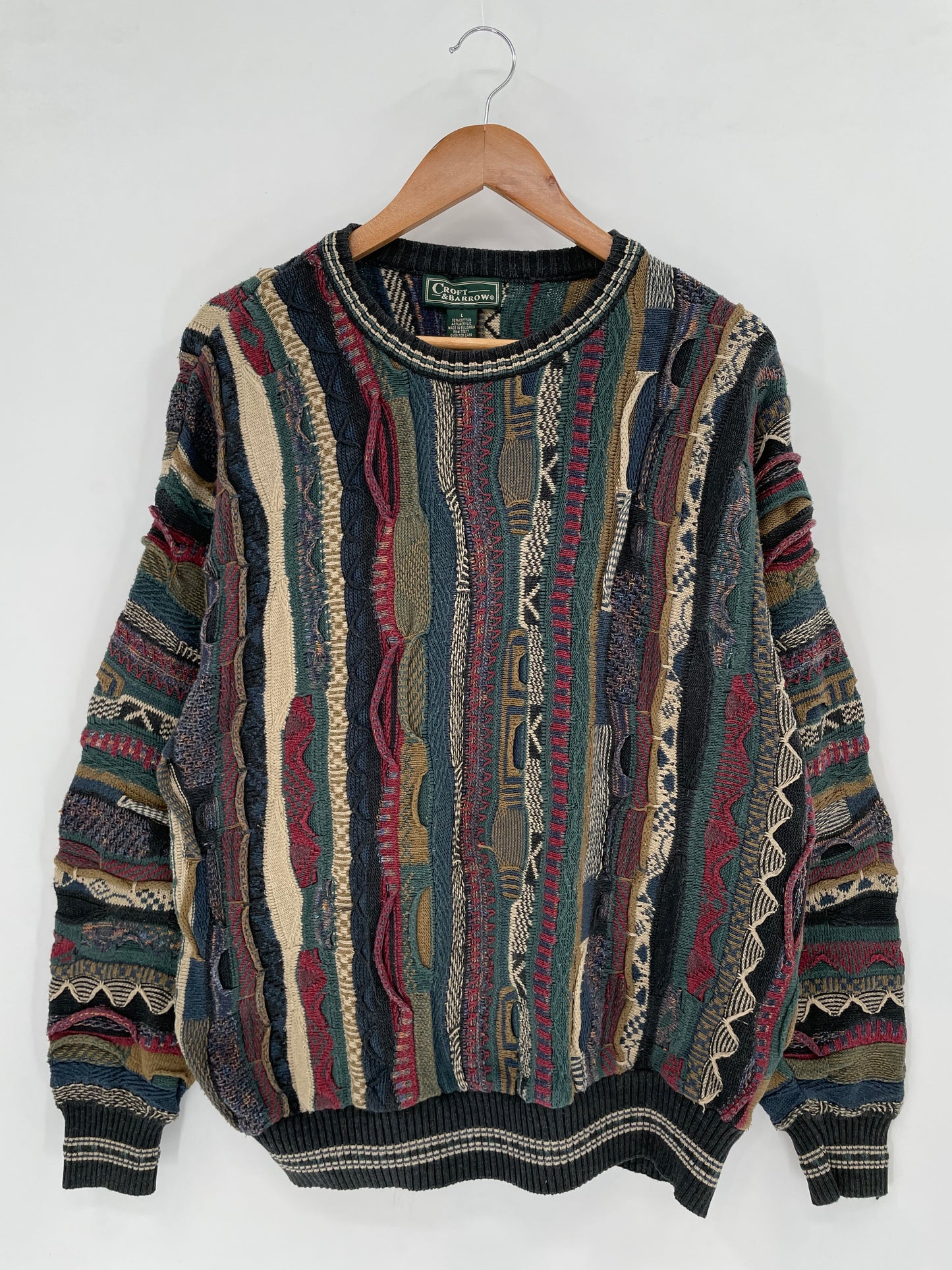 Vintage 3D COOGI- Style Size L Knit Sweater / K1738