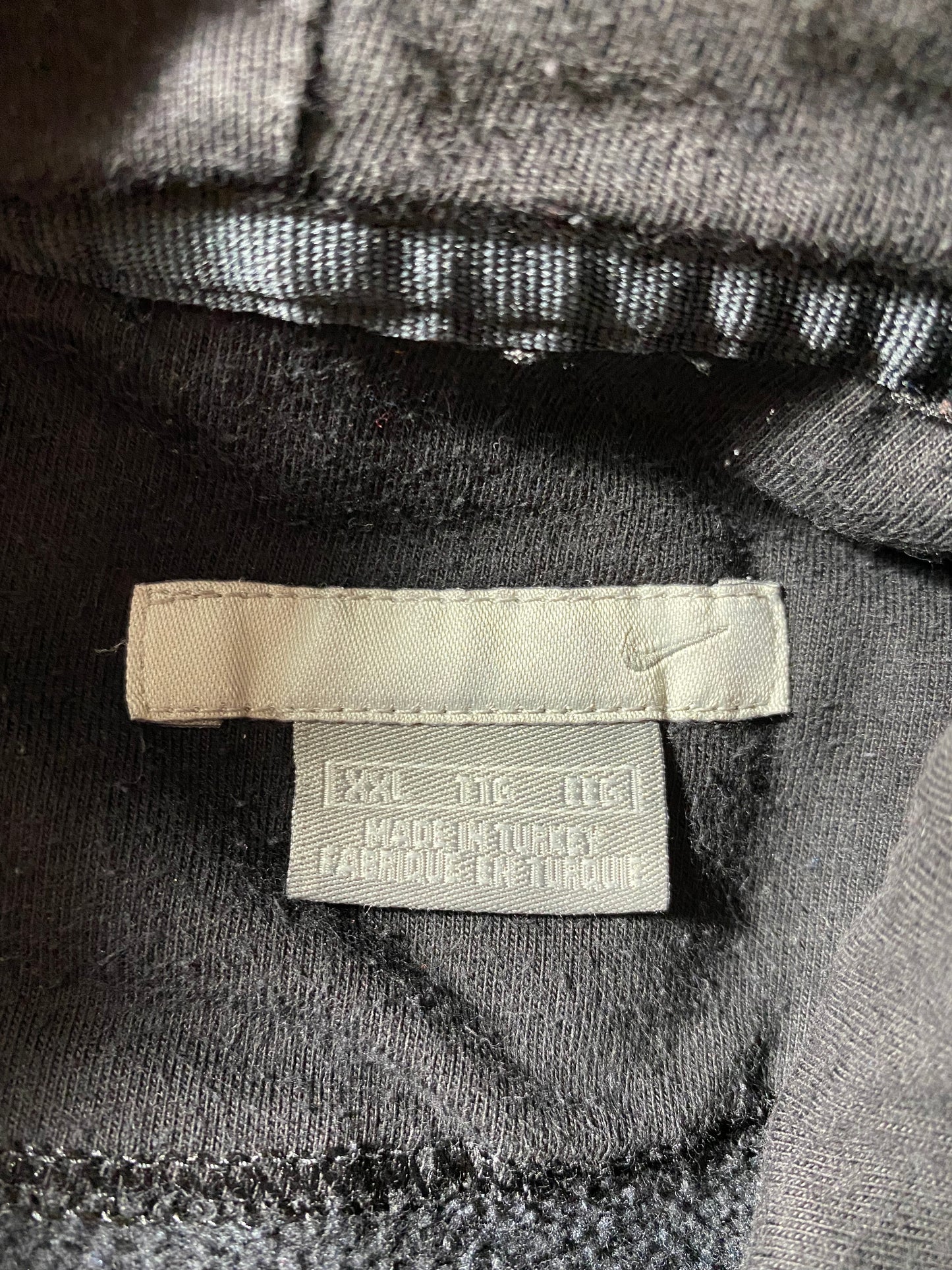 00' NIKE CENTER LOGO Size XXL Vintage Hoodie Sweat-shirt / K2278