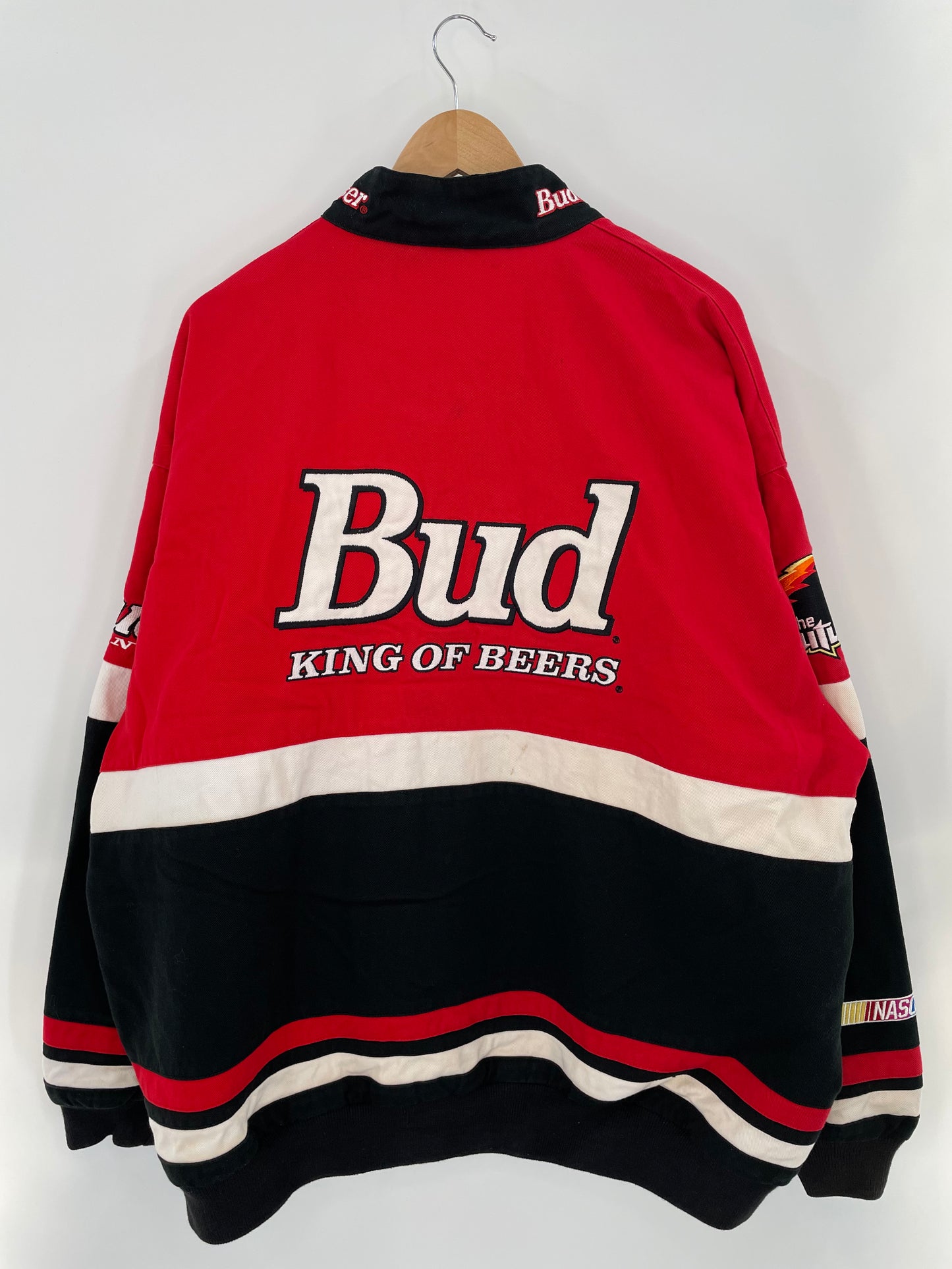 Vintage NASCAR WINSTON CUP x BUDWEISER  Size XXL Racing Jacket / k2369