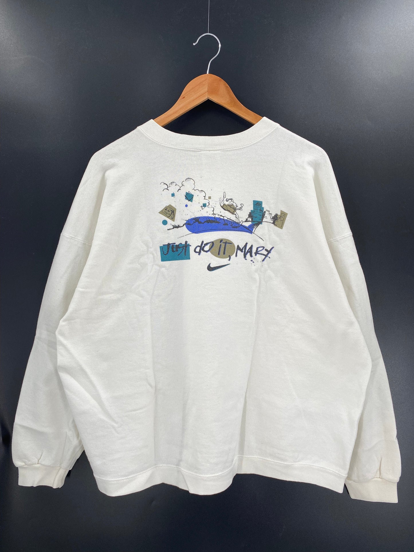 90’s NIKE Made in USA Size Kids.L Vintage Sweat-shirt / A6210