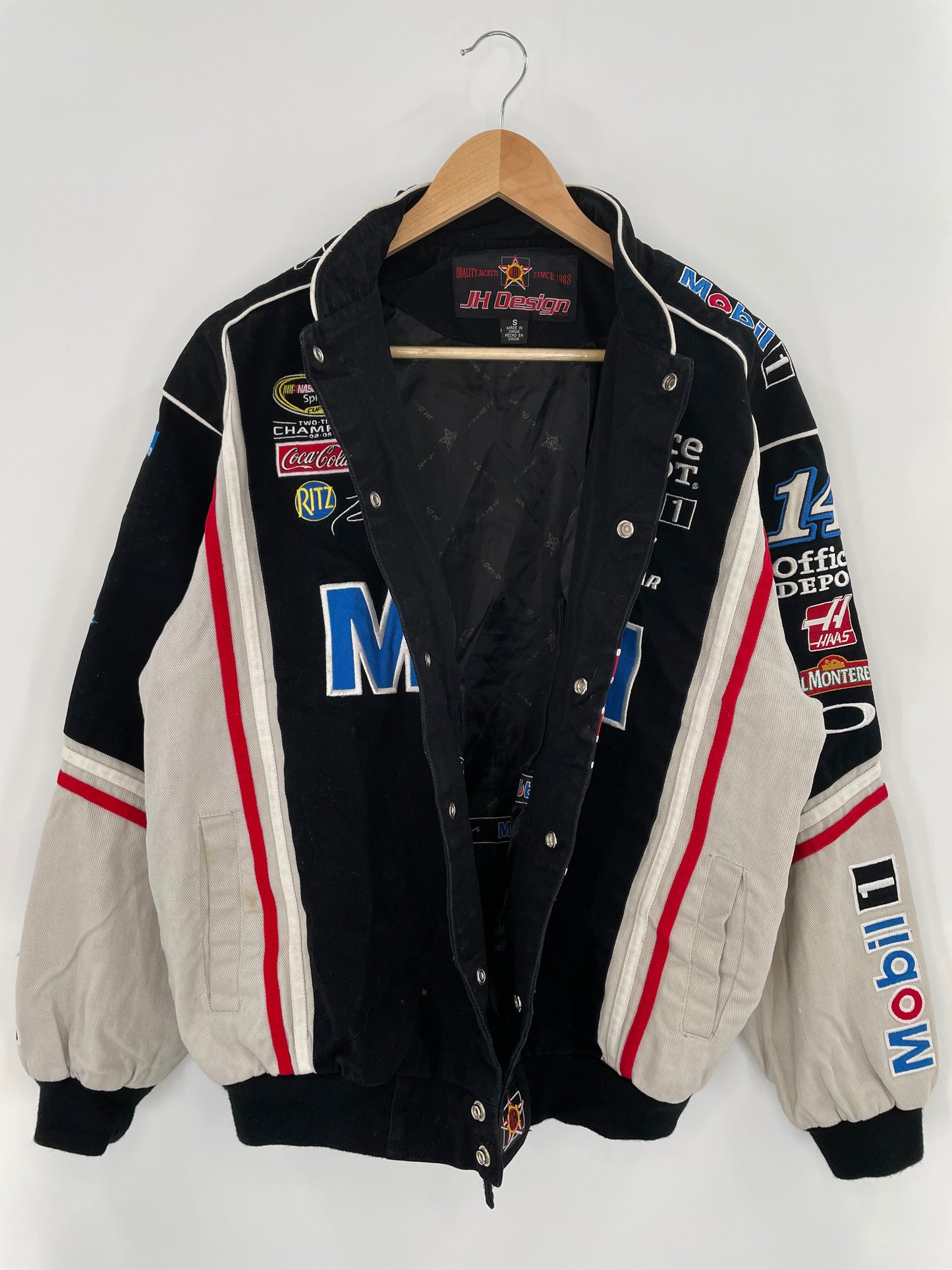 Vintage NASCAR SPRINT MOBIL Size S Racing Jacket / k2368