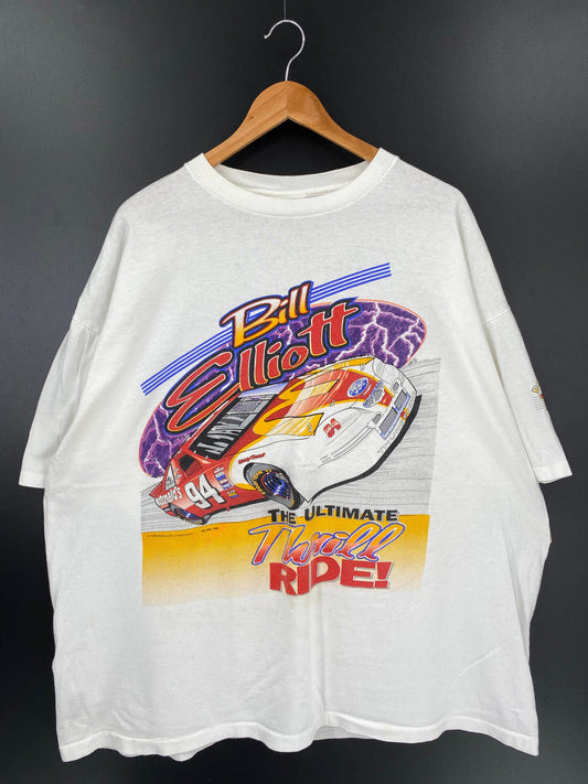 .1995 BILL ELLIOT x MCDONALD’S Made in USA Size XXL Vintage Racing T-Shirt / E4434T