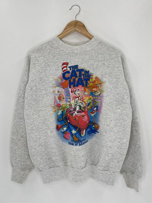 90’s THE CAT IN THE HAT Made in USA Size L Vintage Sweat-Shirt / K4860