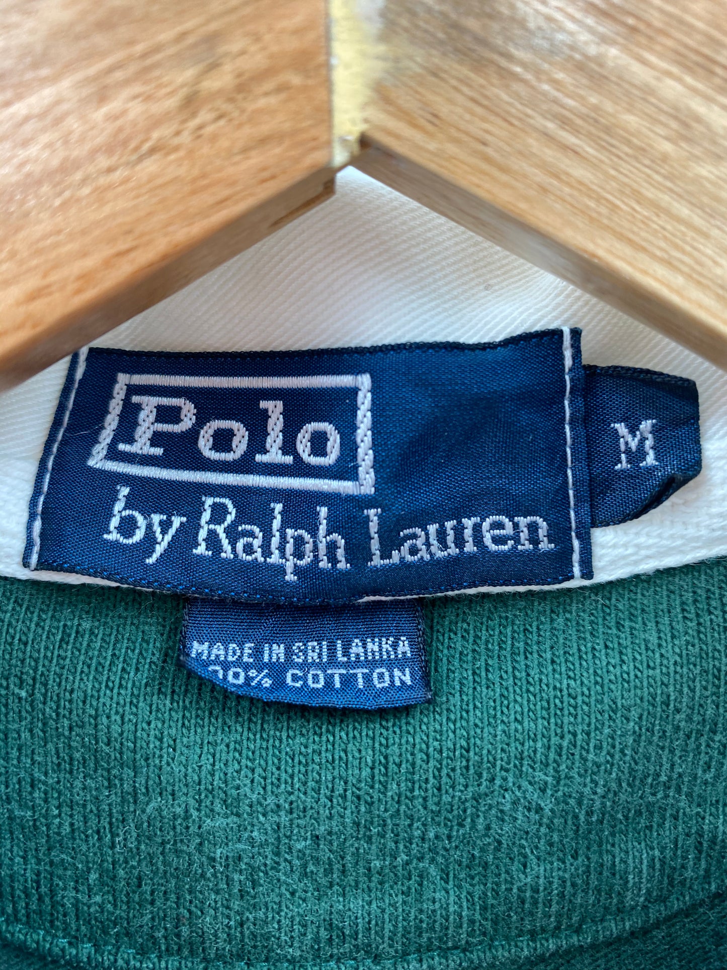 Polo Ralph Lauren Size M Vintage Rugby-Shirt / 7367