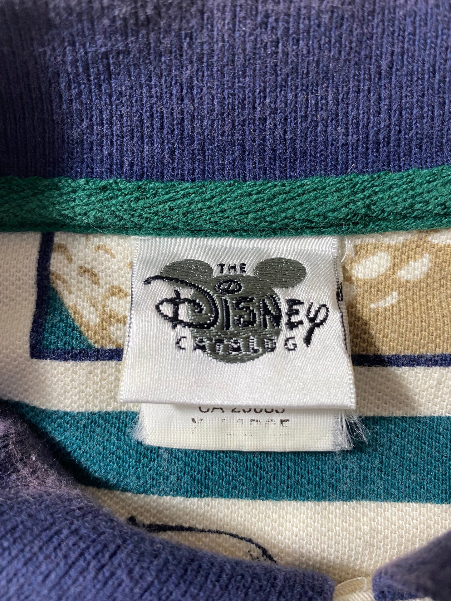 00' DISNEY POOH AND FRIENDS Size XL Vintage Polo-Shirt  / A4632