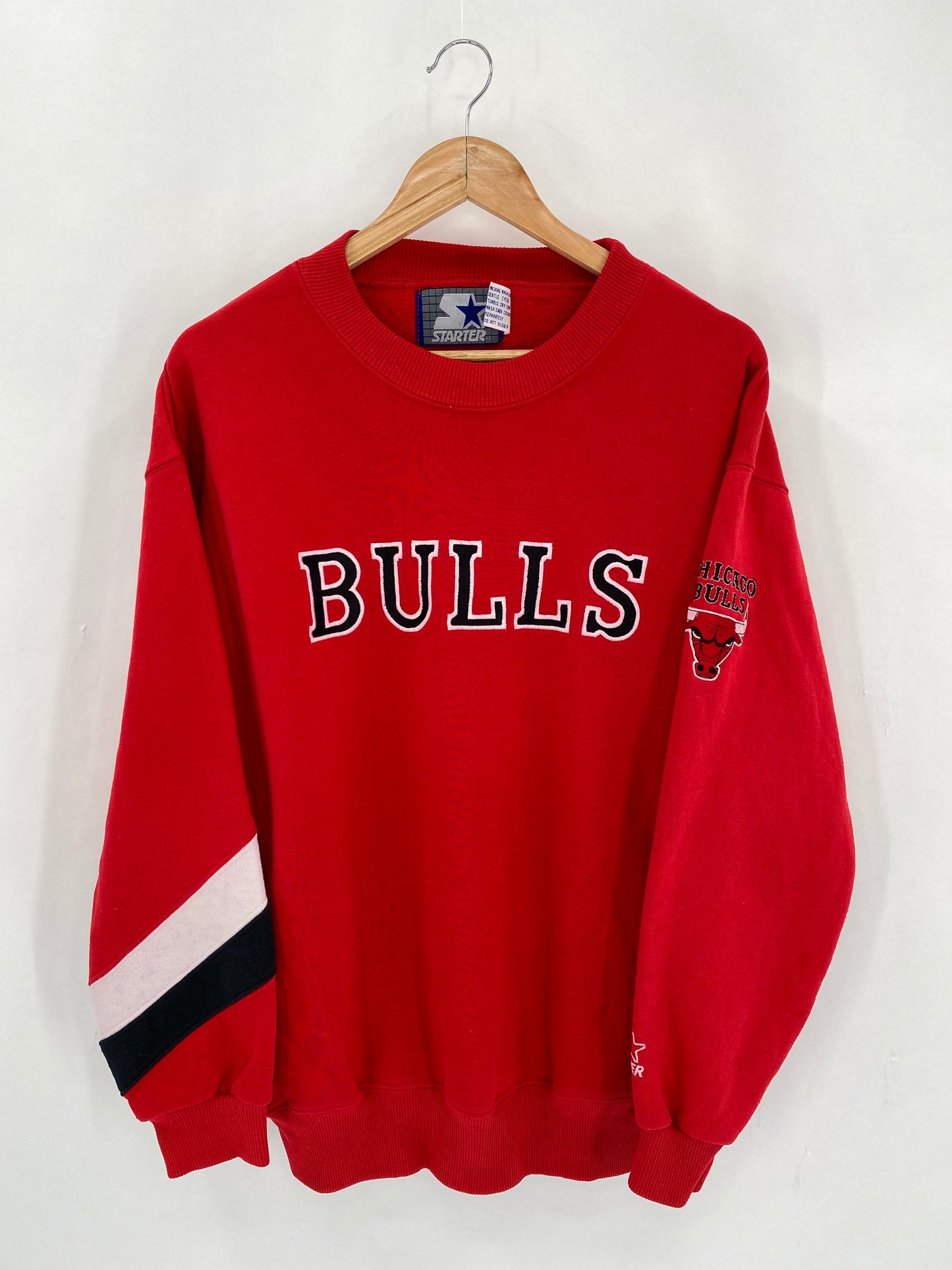 90’s STARTER CHICAGO BULLS Size M Vintage NBA Sweat-shirt / 6377