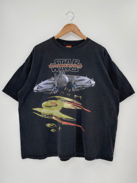90’s STAR WARS Size Approx. XL Vintage T-Shirt / K9310