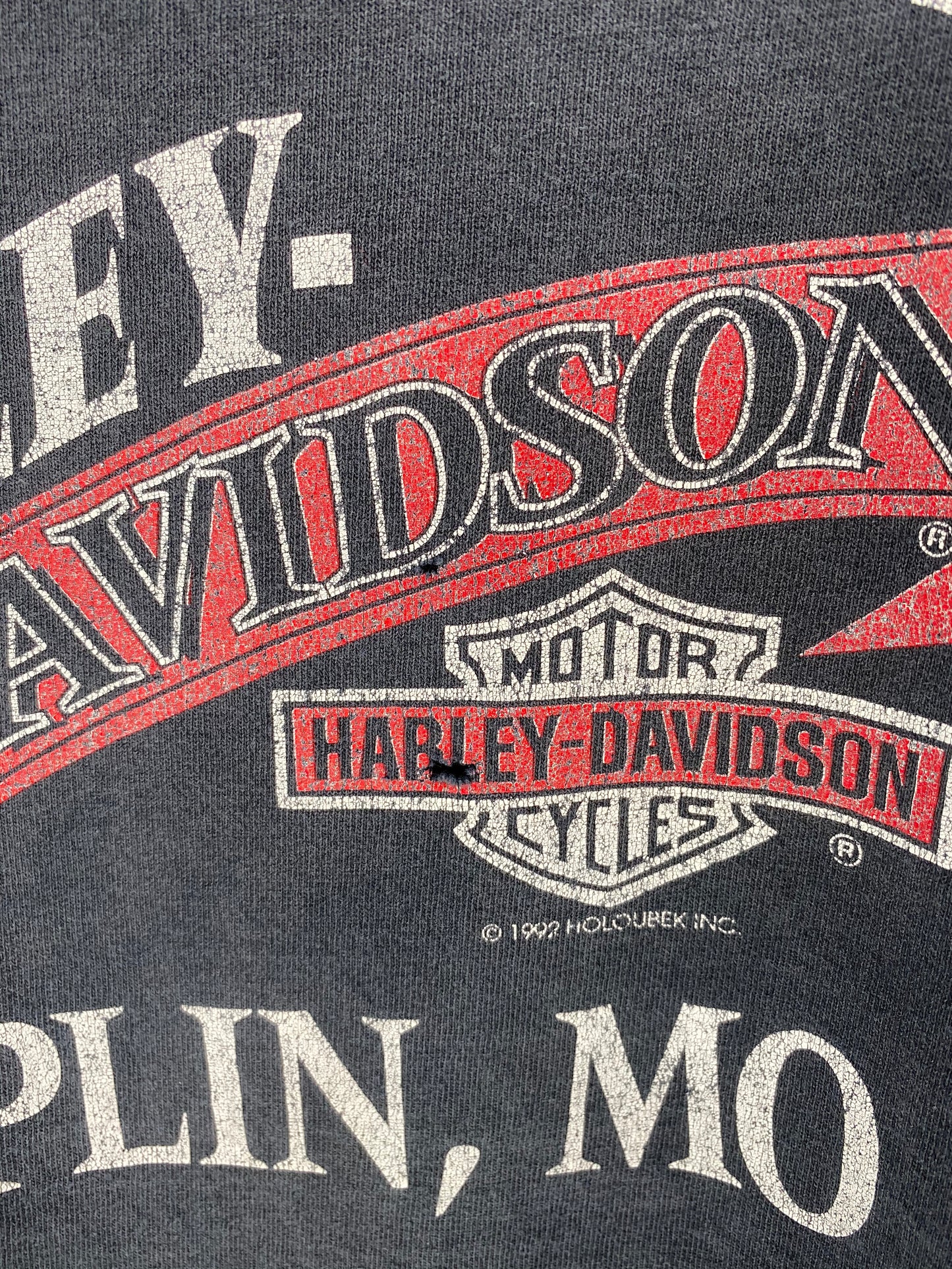 1993 HARLEY DAVIDSON Made in USA Size XL Vintage T-Shirt / 8665