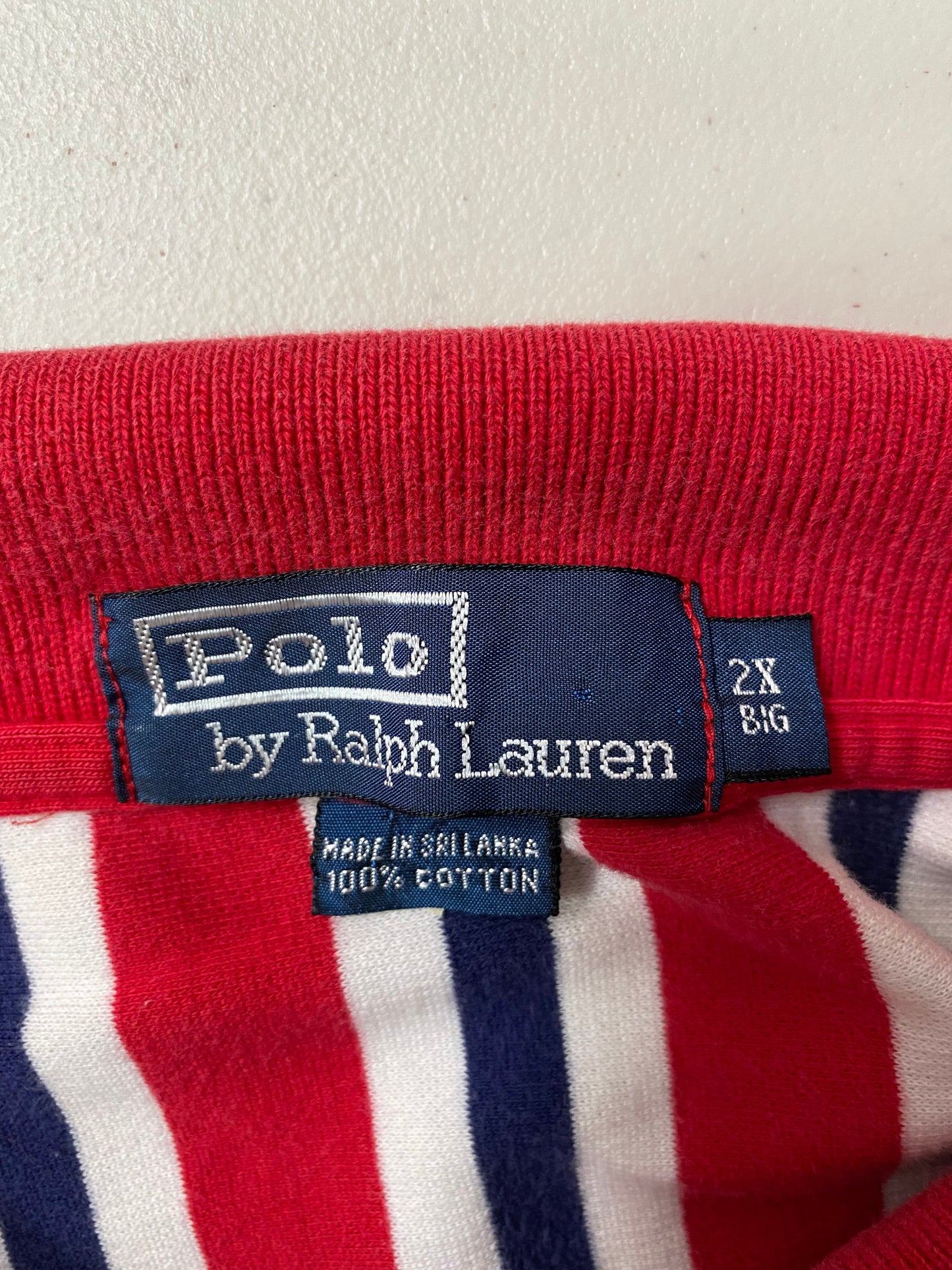 90’s POLO RALPH LAUREN Size XXL Vintage Polo Shirt / A3766