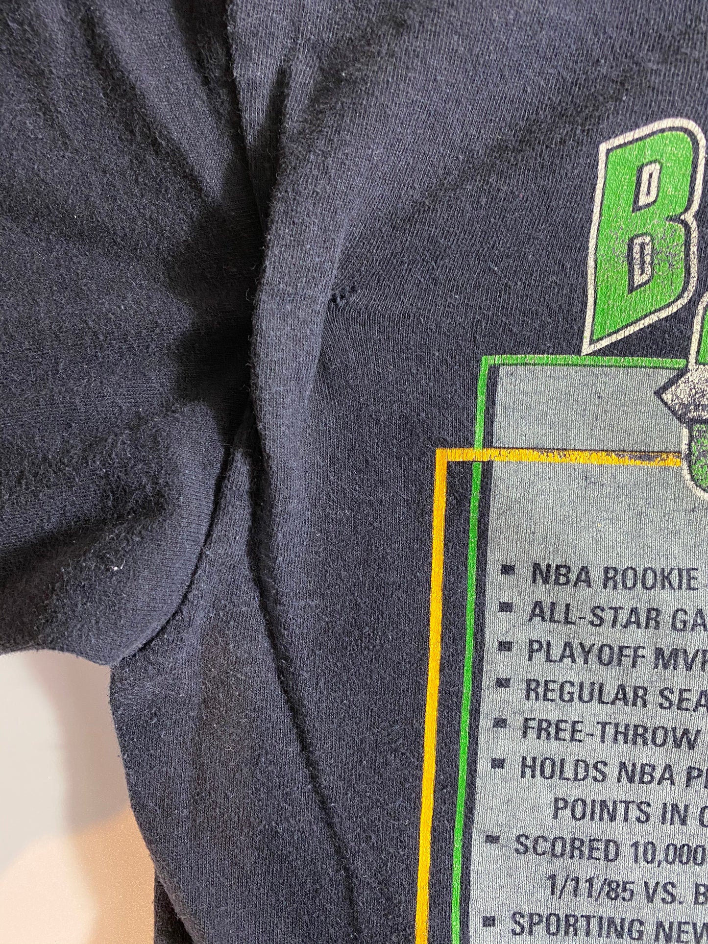 1992 Barcelona Olympic BIRD & MAGIC USA National Team Made in USA Size M Vintage NBA T-Shirts / 8183