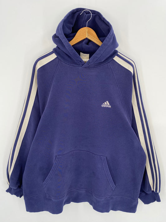 00’ ADIDAS Size L Vintage Hoodie Sweat-shirt / 7775