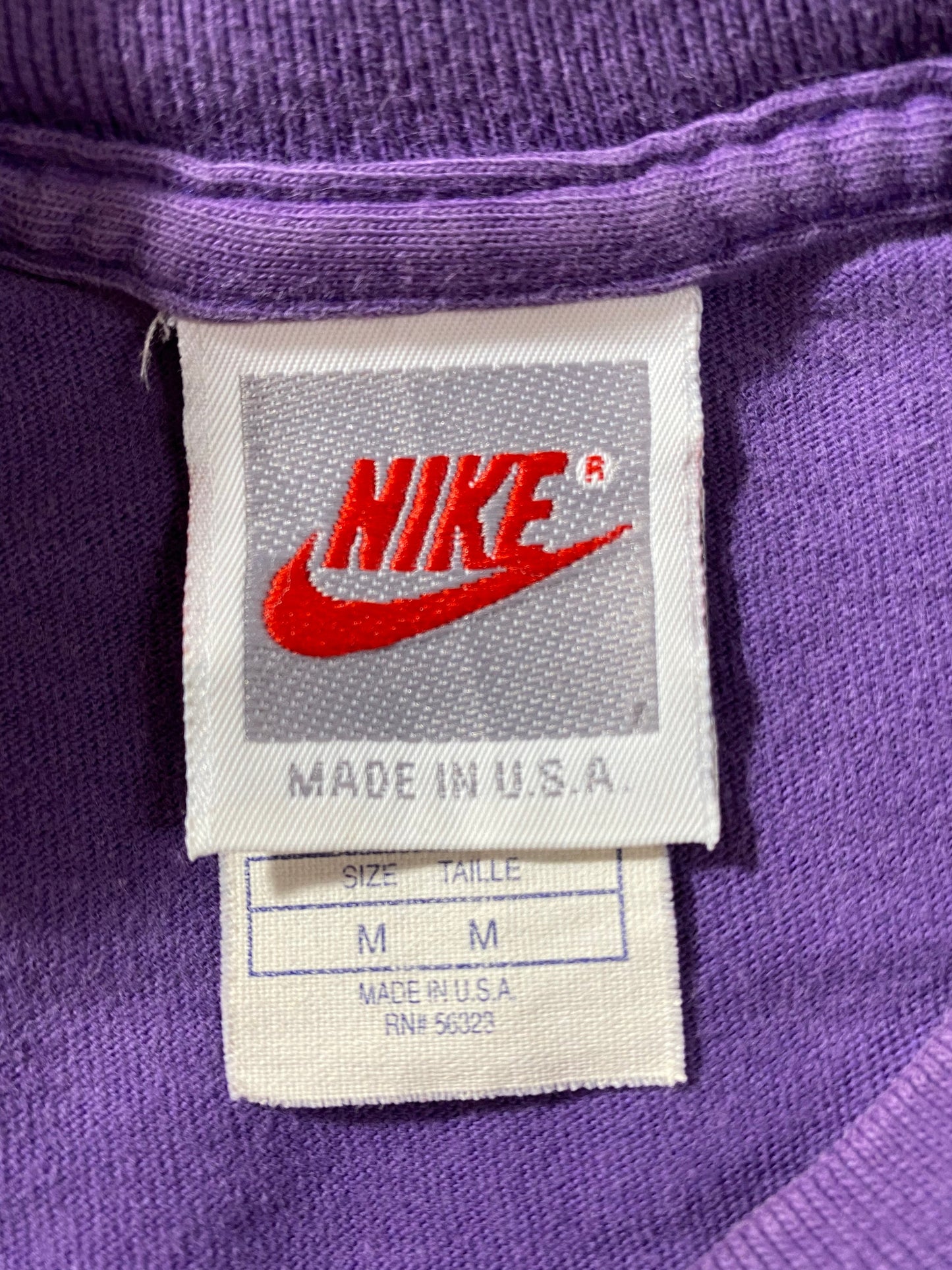 90’s Silver Tag NIKE Made in USA Size M Vintage T-Shirt / A3537