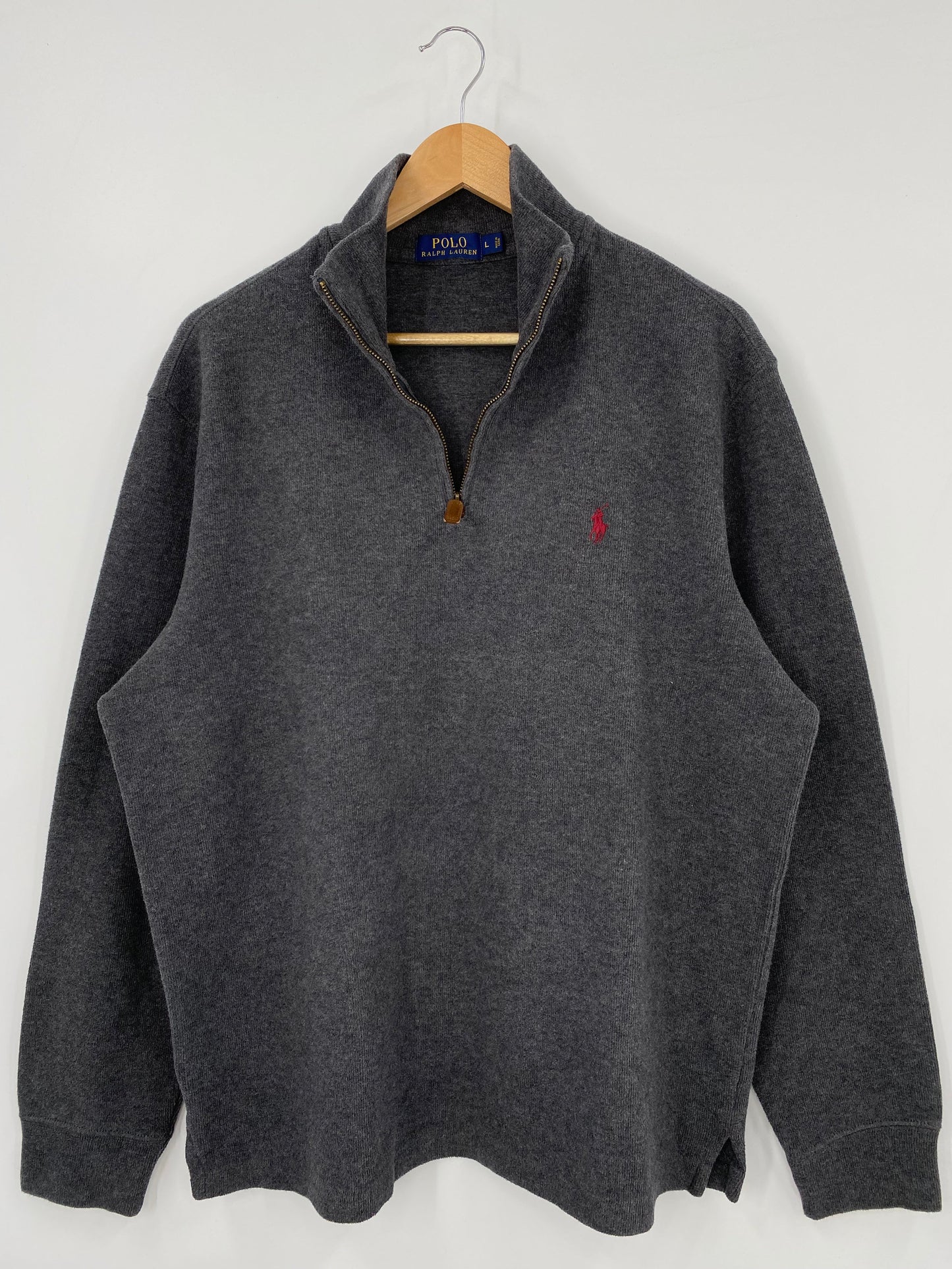 Vintage POLO RALPH LAUREN Size L Half-Zip Sweater / A5065