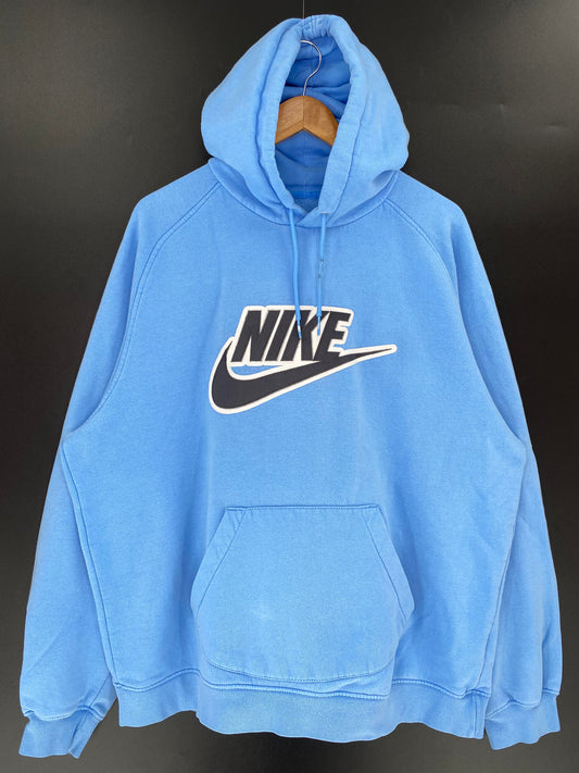 00’  NIKE LOGO  Size No tag (Approx.XL) Vintage Hoodie Sweat-shirt / 9901