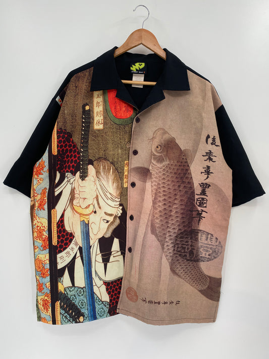 Vintage CARP Made in USA Size XL Short sleeve-shirt / k1139
