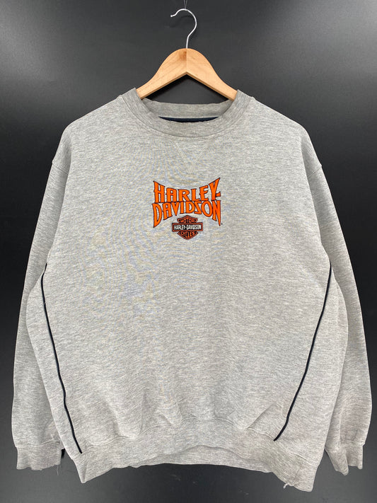 Vintage HARLEY DAVIDSON Size No tag (Approx.L) Sweat-Shirt / K4008