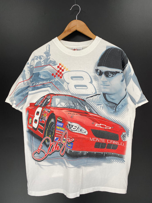 00’ NASCAR DALE EARNHARDT JR. Size M Vintage Racing T-Shirt / 9458