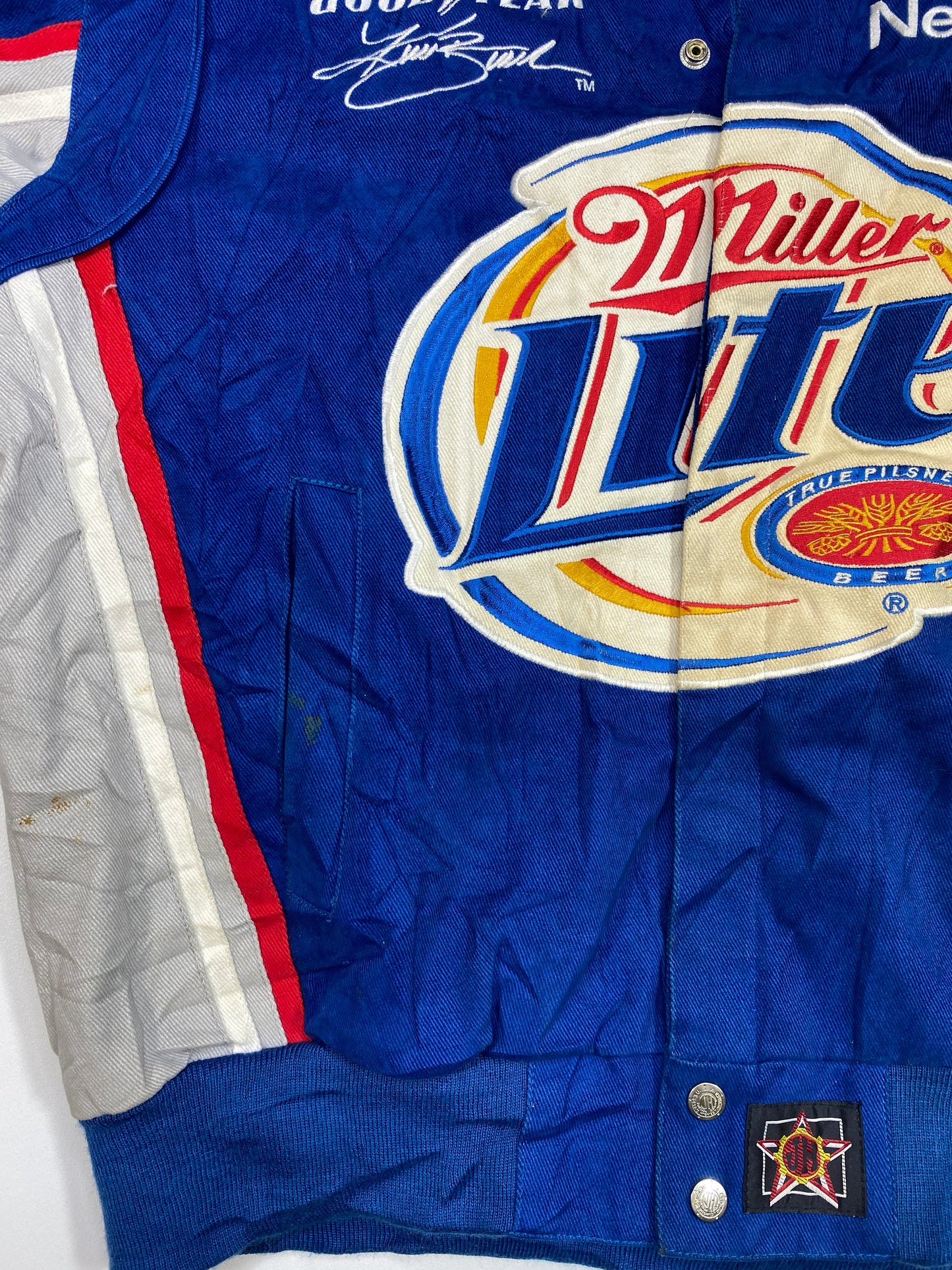 Vintage NASCAR NEXTEL JH Design Lite Racing Jacket / 4726