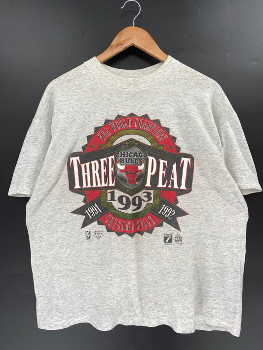 1993’ CHICAGO BULLS SIZE XL VINTAGE NBA T- SHIRT / K1262