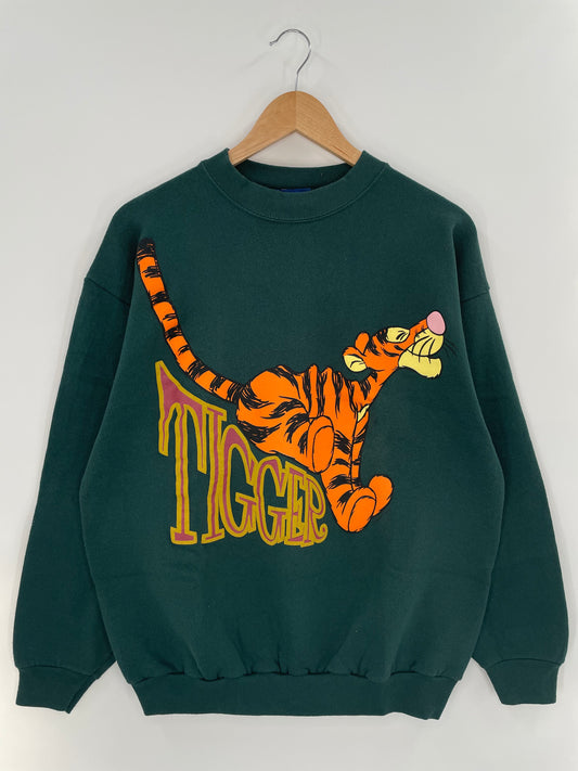 00’ DISNEY TIGGER Size L Vintage Sweat-shirt / K2668