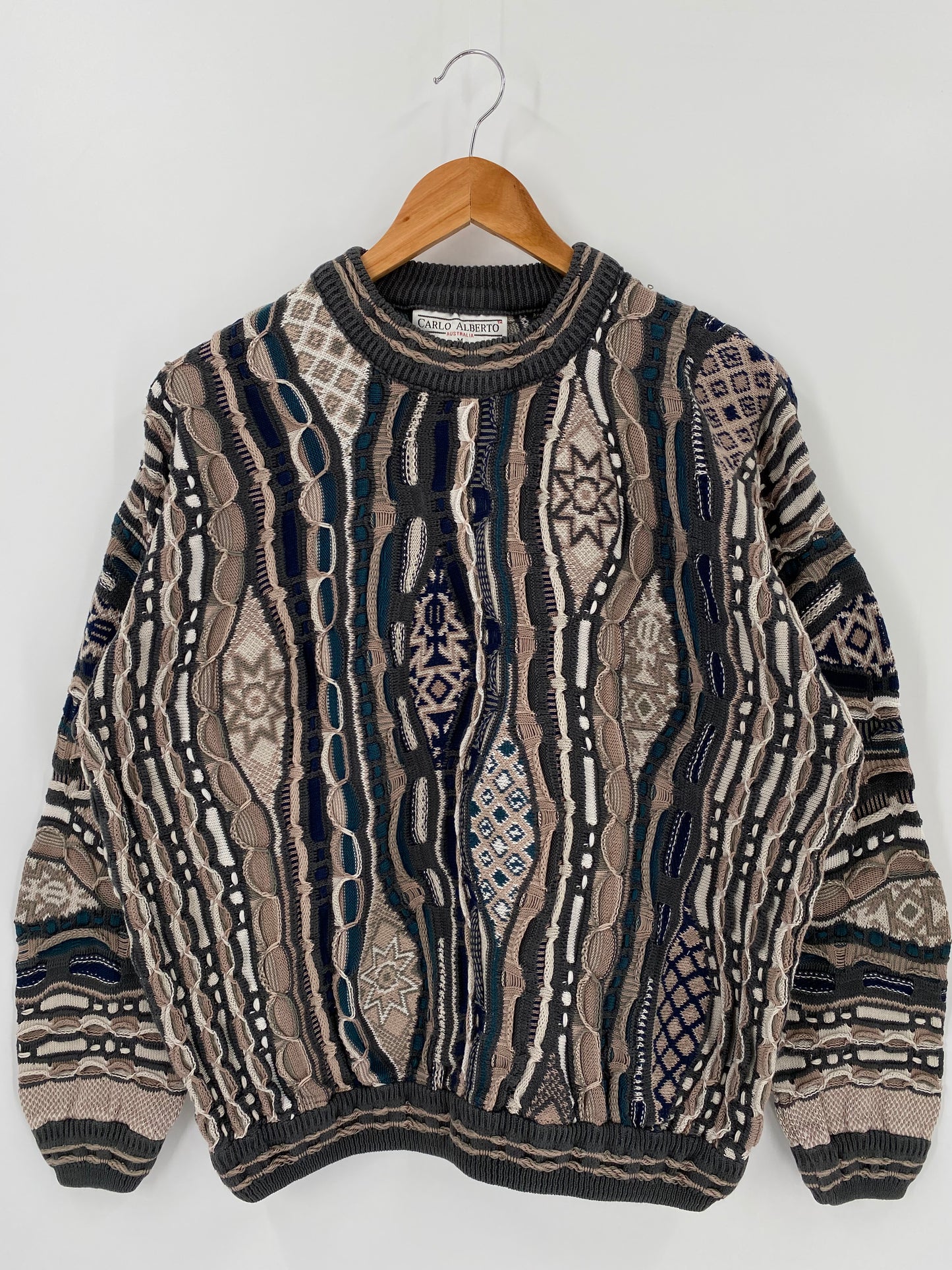 Vintage 3D COOGI- Style Size M Knit Sweater / K1291