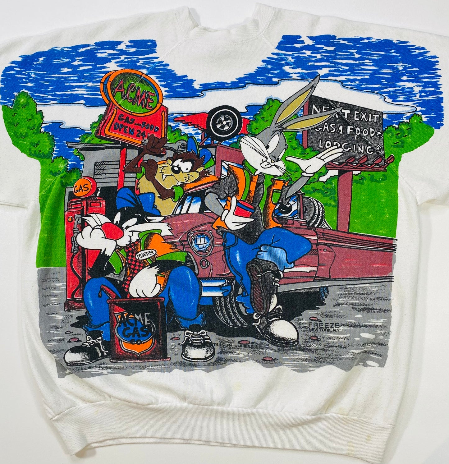 1994 WARNER BROS. Made in USA Size XL Vintage Sweat-shirt / 6140