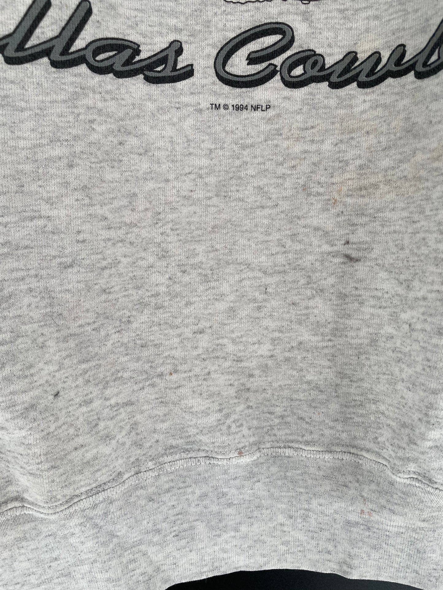 1994 LOONEY TUNES x COWBOYS MADE IN USA Size XL Vintage NFL Sweat-shirt / K359