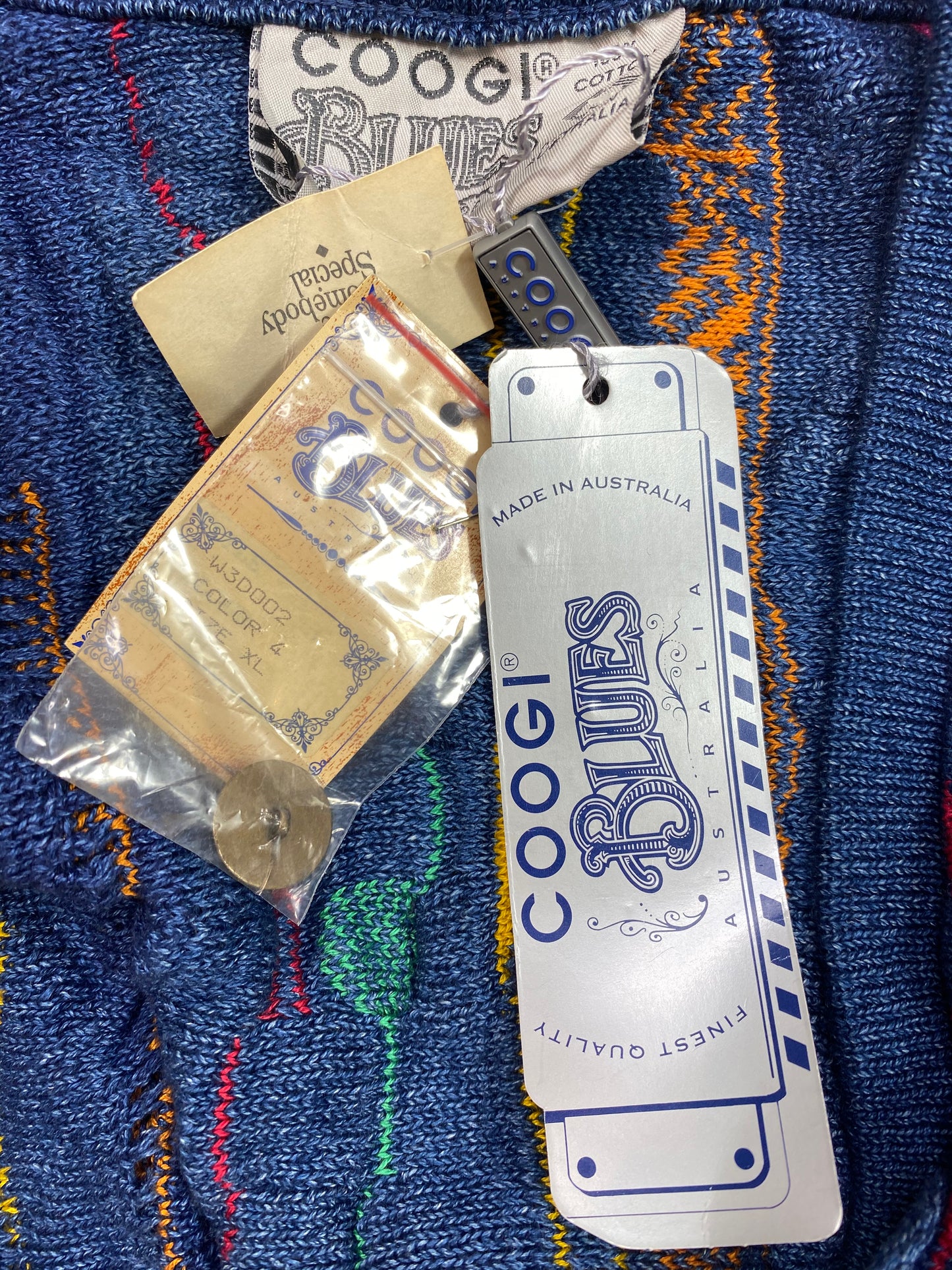 COOGI Blues DEAD STOCK Color Faded Made in Australia Knit-Wear / 4735